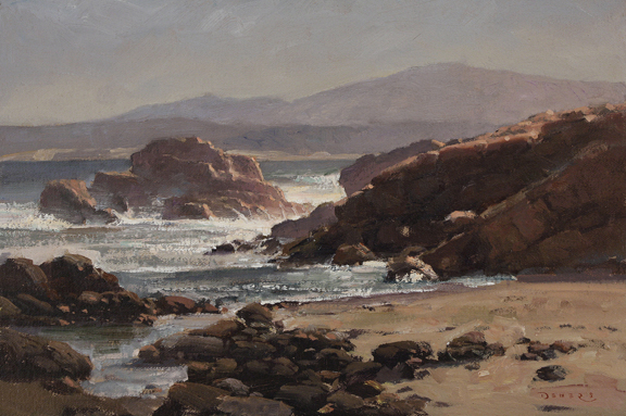 Monterey Shore View, Field Sketch