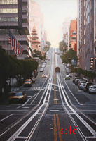 Last Bit of Light On California Street