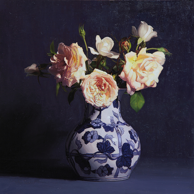 Flowers In Patterned Vase