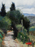 Road Near Castel Vieto, Italy