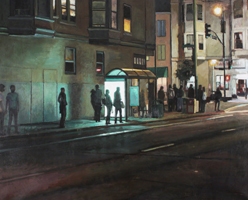 Bus Stop, Russian Hill