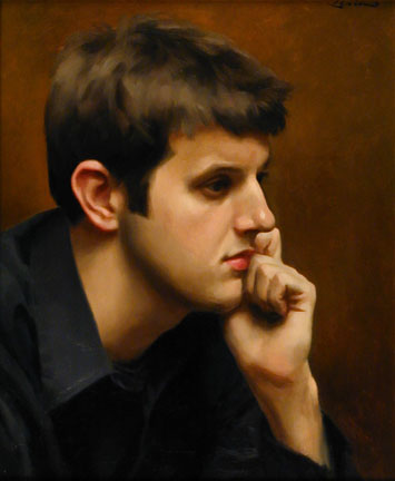 Profile of Young Man