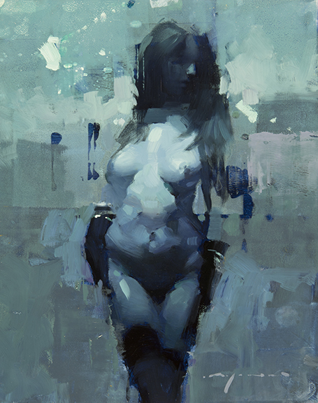 Figure In Blue #1