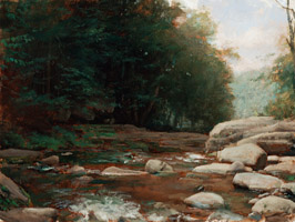 Stream Overlooking Kaaterskill Falls