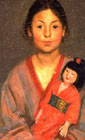 Oriental Girl with Doll