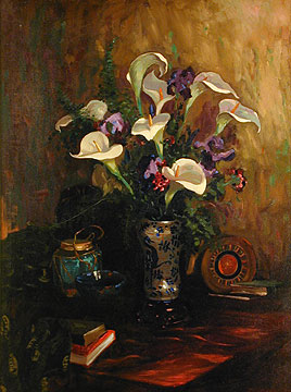 Still Life with Calla Lilies
