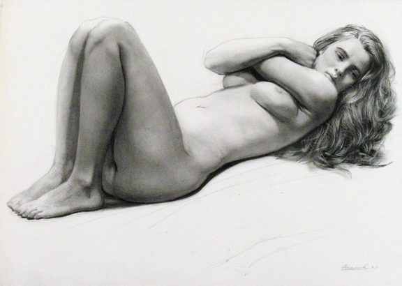 Reclining Figure with Arms Crossed