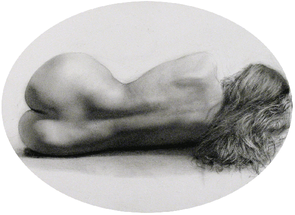 Reclining Figure with Hair
