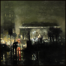 Lights in Midnight Rain