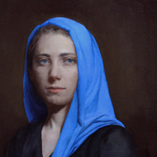Blue Scarf