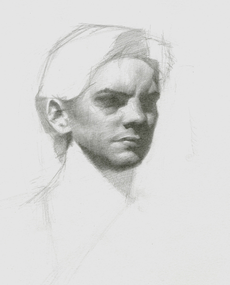 Woman Head Study
