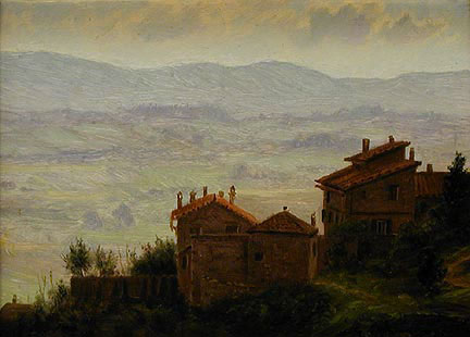 Hillside Cortona, Plein Air