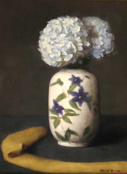 Tiffany Vase and Hydrangea
