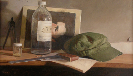 Studio Shelf with Hat