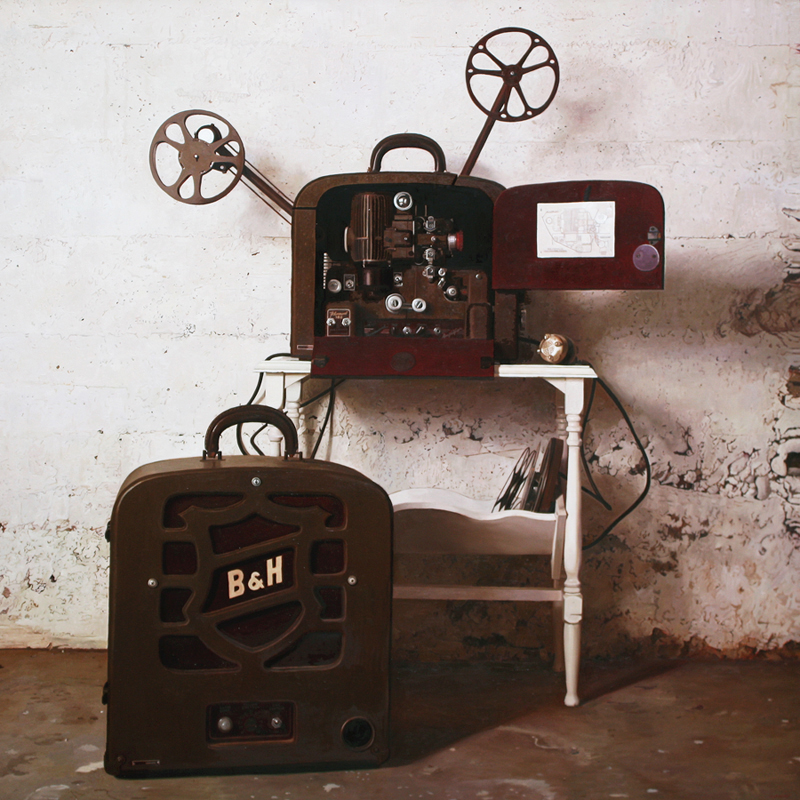 Bell & Howell Filmsound 185 w/ Microphone (Commission), 2012