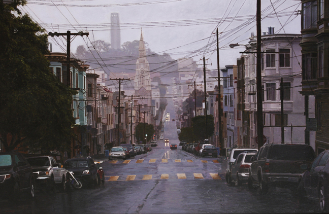 Morning Rain in North Beach