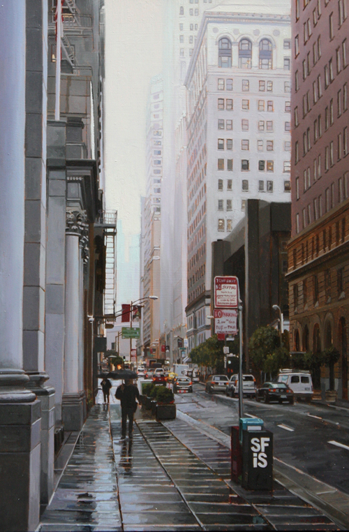 Rain on Montgomery Street