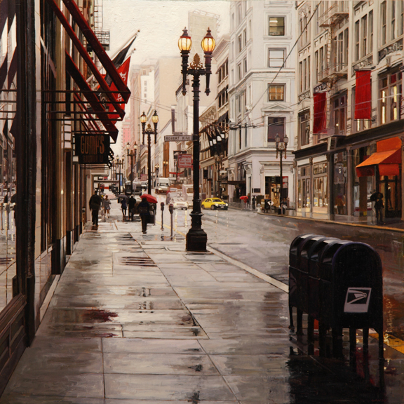 Rainy Morning on Post
