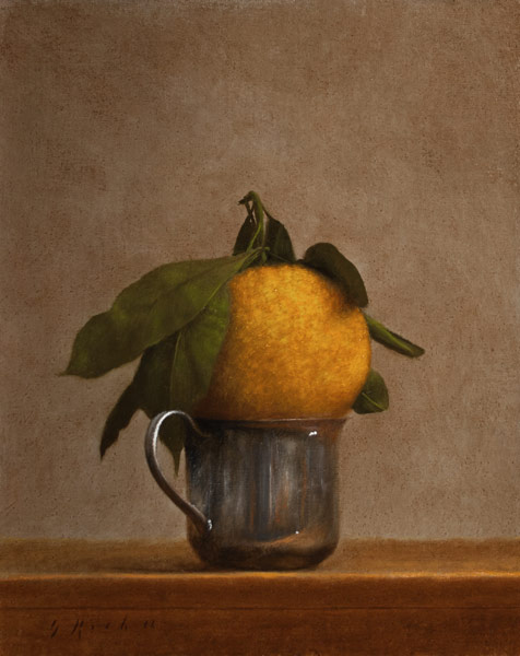 Tangerine In Silver Cup