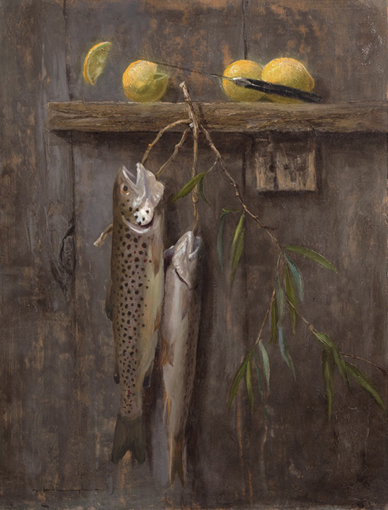 Brown Trout, Lemons. Willow