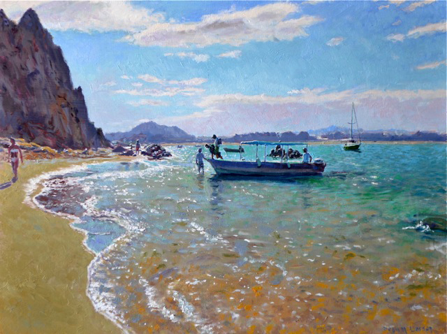 Landing on the Beach