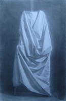 Draped Easel I