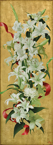   Lilies in Gold